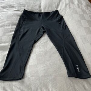 Reebok Black Athletic Capri Leggings